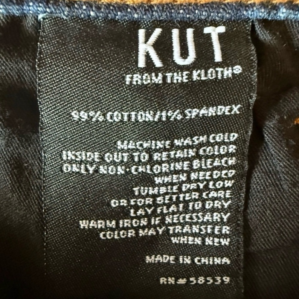 🔥KUT FROM THE KLOTH Catherine Boyfriend Jeans Size 16 | High-Rise | Distressed💥 - Picture 8 of 12